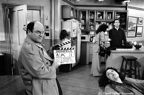 Jason Alexander on the Seinfeld set - Photo by David Hume Kennerly