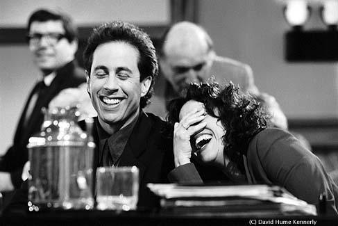 Jerry Seinfeld and Julia Louis-Dreyfus - Photo by David Hume Kennerly