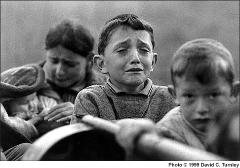 Kosovo refugees photograph by David Turnley